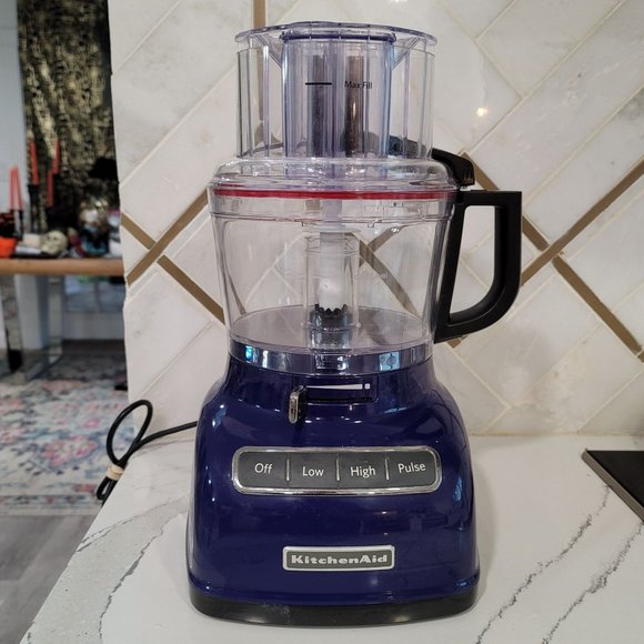 KitchenAid KFP0930BU 9-Cup Food Processor with Exact Slice System no blades - Picture 13 of 15